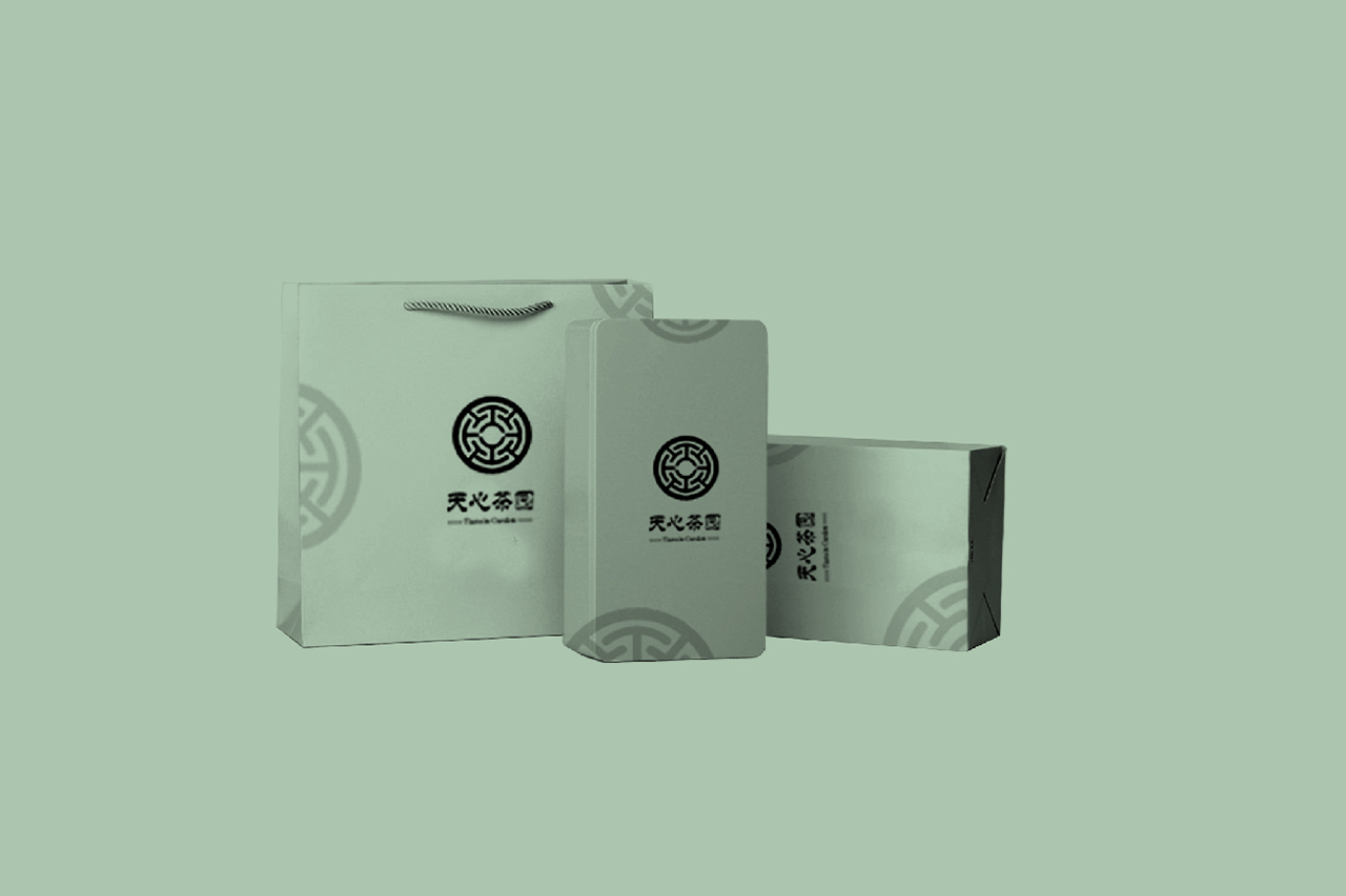 天心茶园LOGO设计